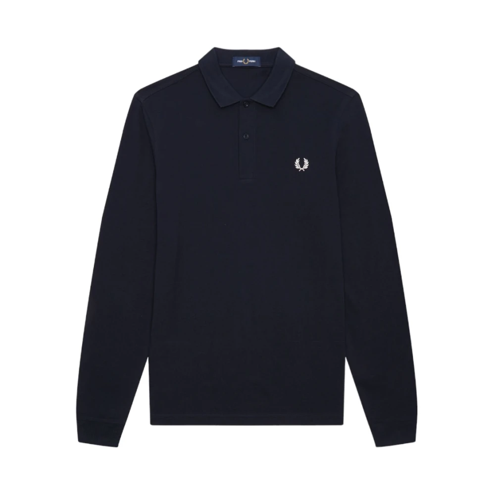 Fred Perry Klassisk Polo Tröja för Män Blue, Herr