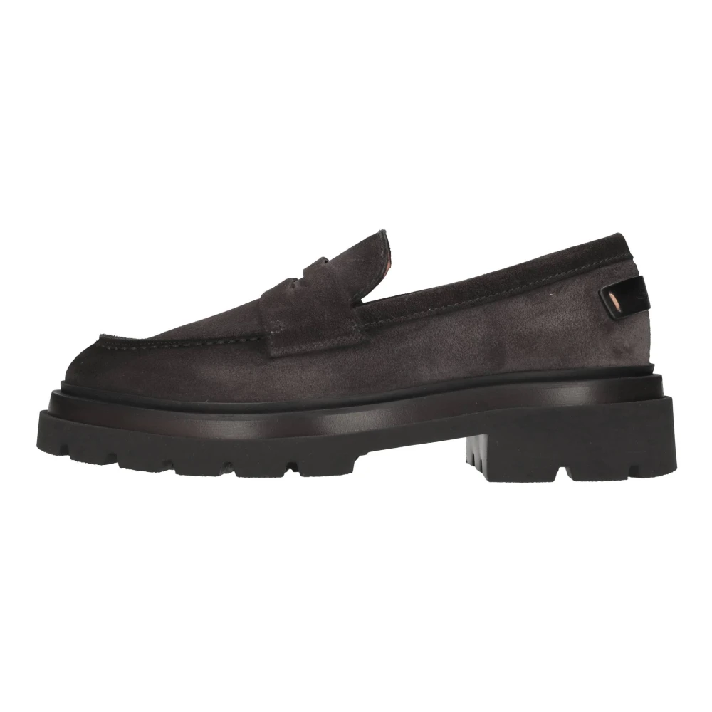 Santoni Suède Loafers