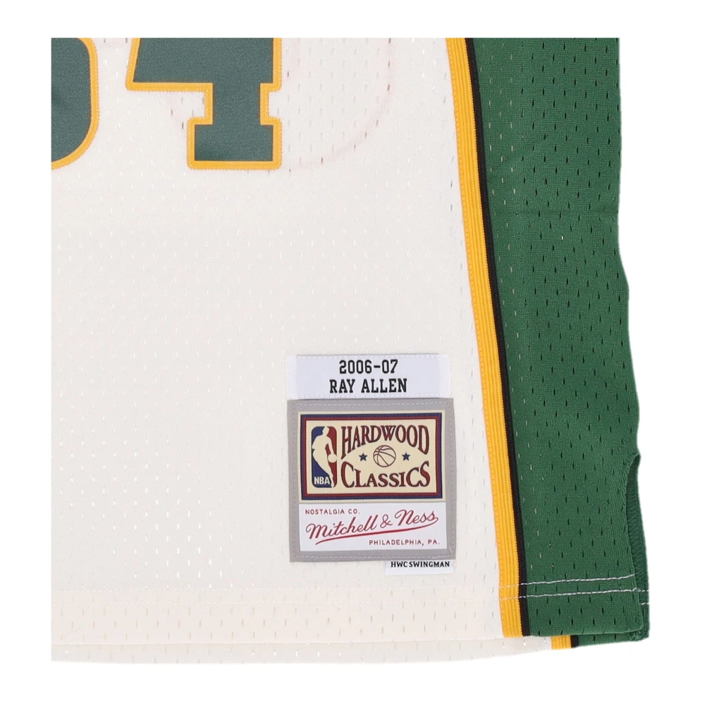 Mitchell & Ness Seattle Supersonics Basketball Tank Top White Heren