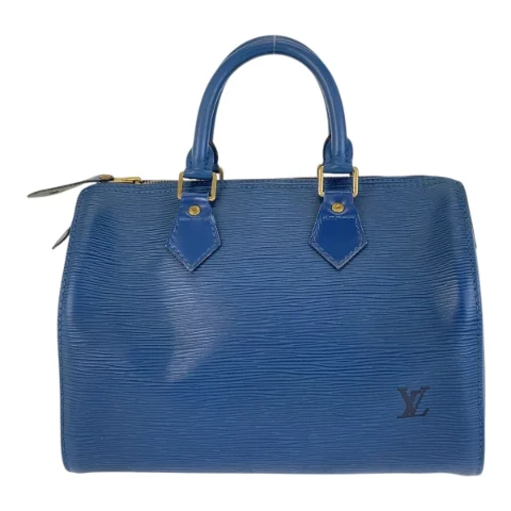 Louis Vuitton Vintage Pre-owned Leather handbags Blue Dames