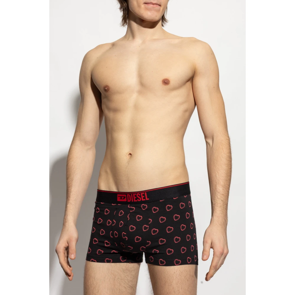 Diesel Boxershorts met print Damien Boxer-Shorts Black Heren