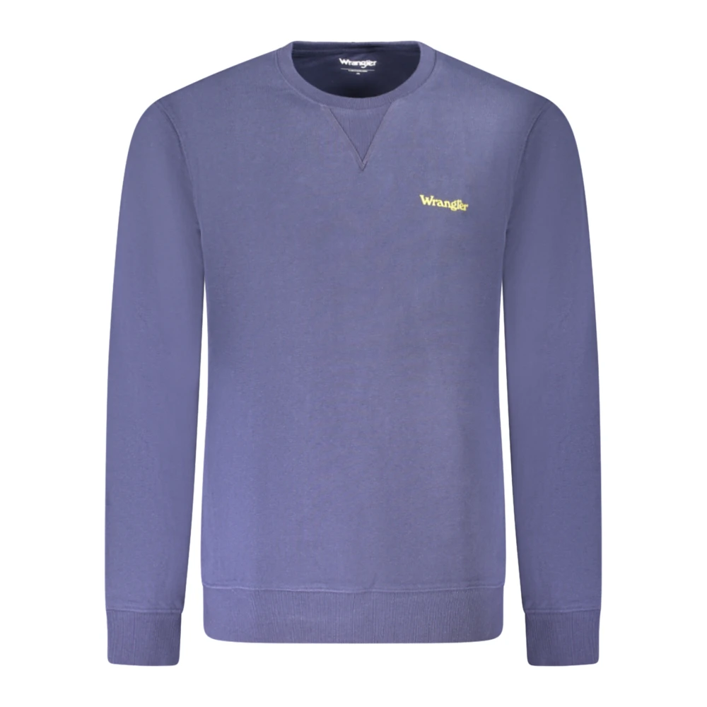 Wrangler Men's Blue Sweatshirts, Xl, Small Logo Crew Sweatshirt