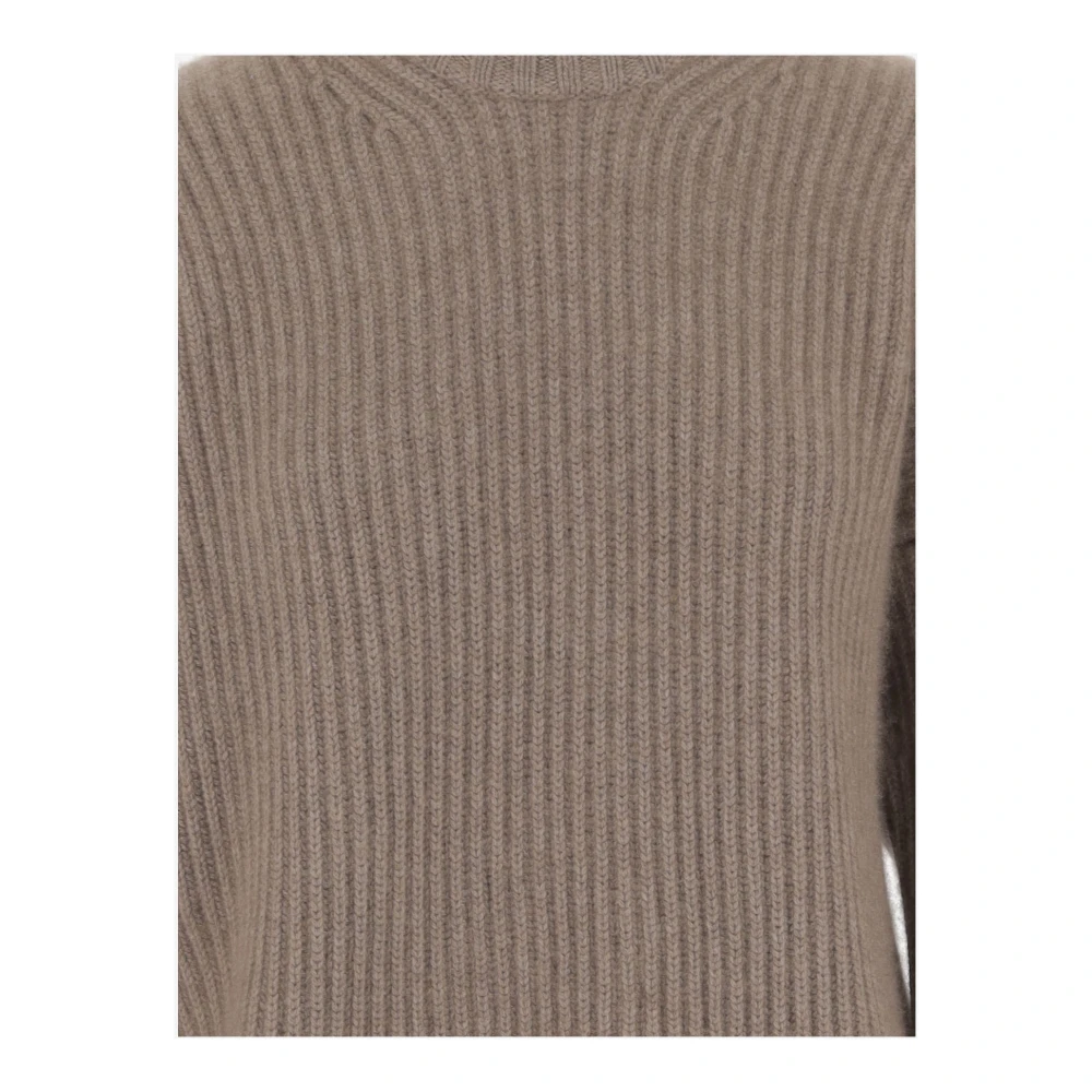 Khaite Beige Cashmere Crew Neck Sweater Beige Dames