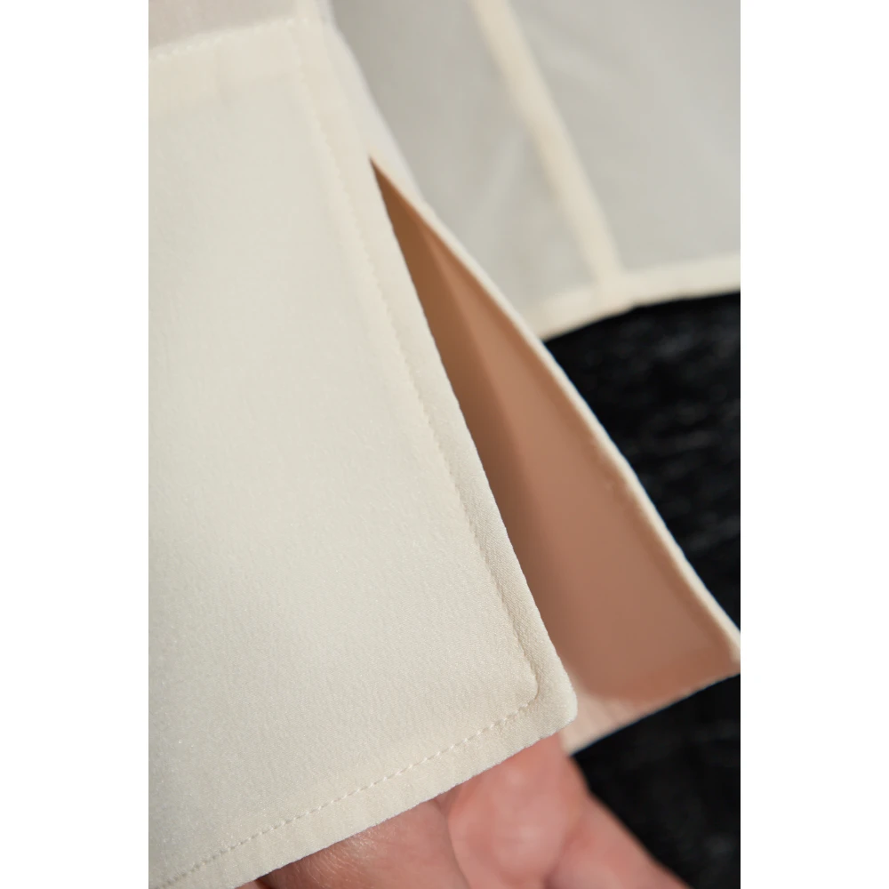 Victoria Beckham Zijden top Beige Dames