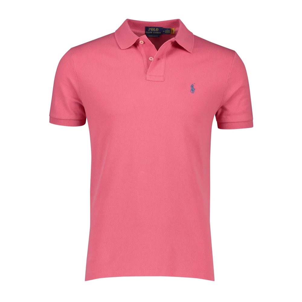 Polo Ralph Lauren Roze Slim Fit Polo met korte mouwen Pink Heren
