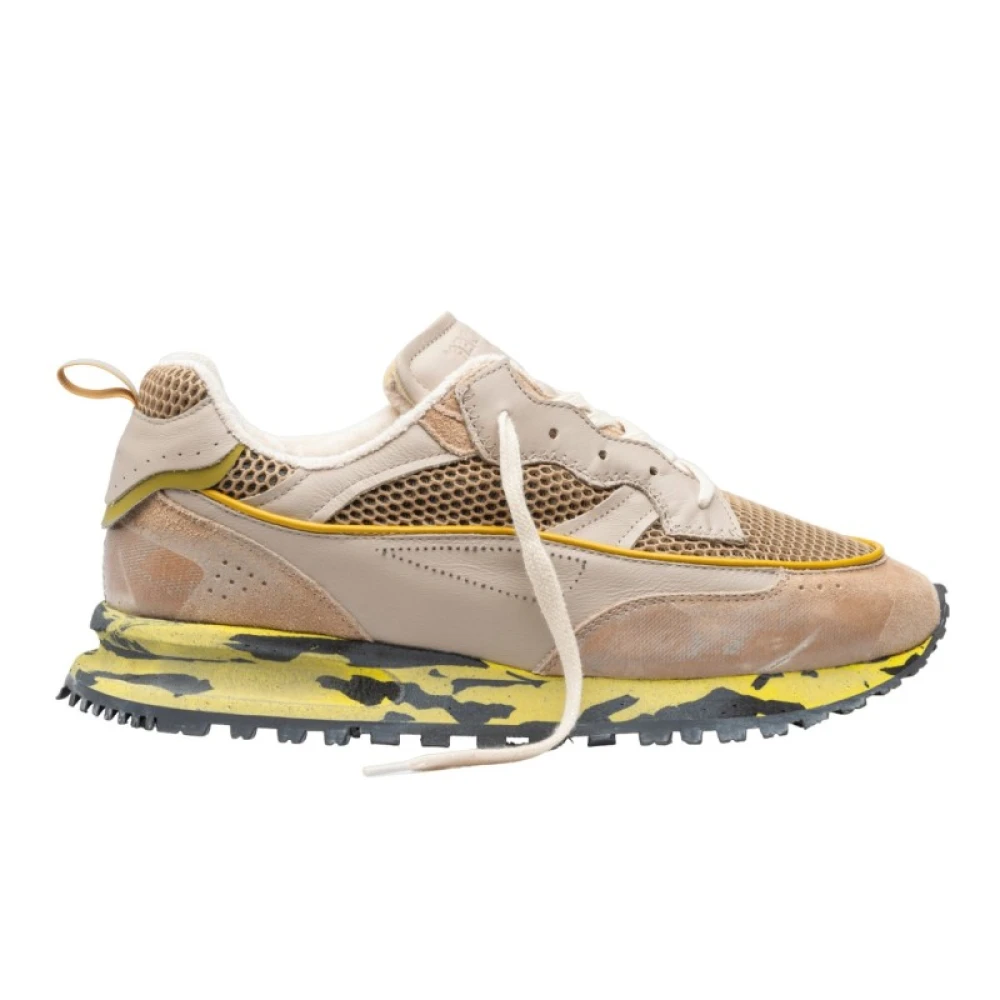 Hidnander Stijlvolle Model Sneakers Heren Schoenen Beige