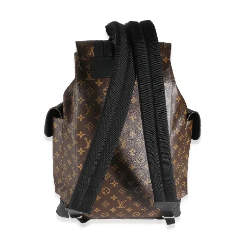 Louis Vuitton Vintage Pre-owned Canvas backpacks Brown Dames
