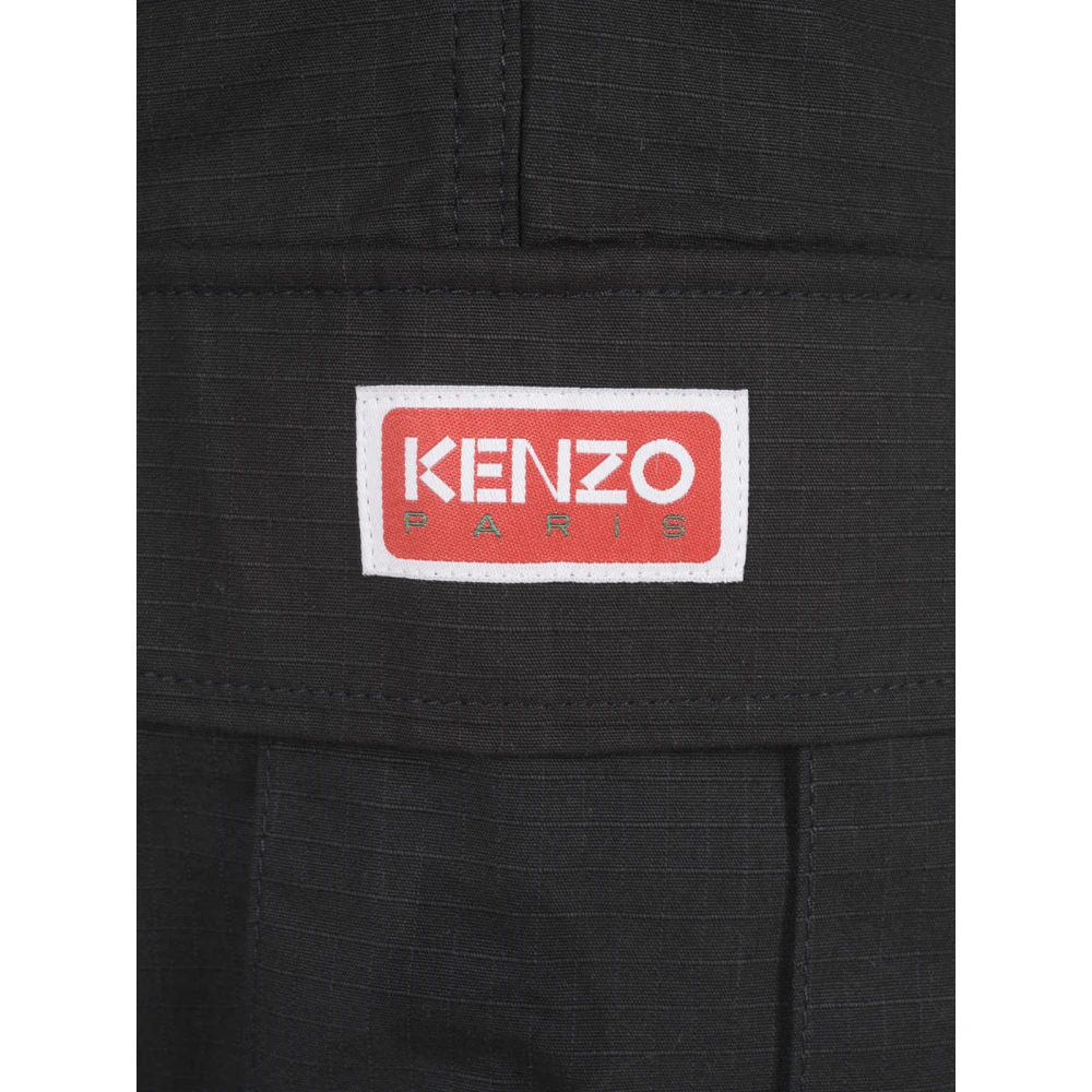 Kenzo Zwarte Bermuda Shorts Black Heren