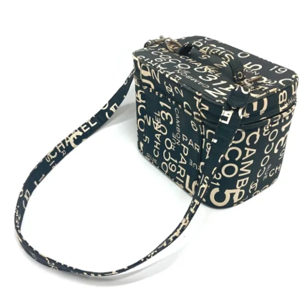 Chanel Vintage Pre-owned Cotton chanel-bags Black Dames