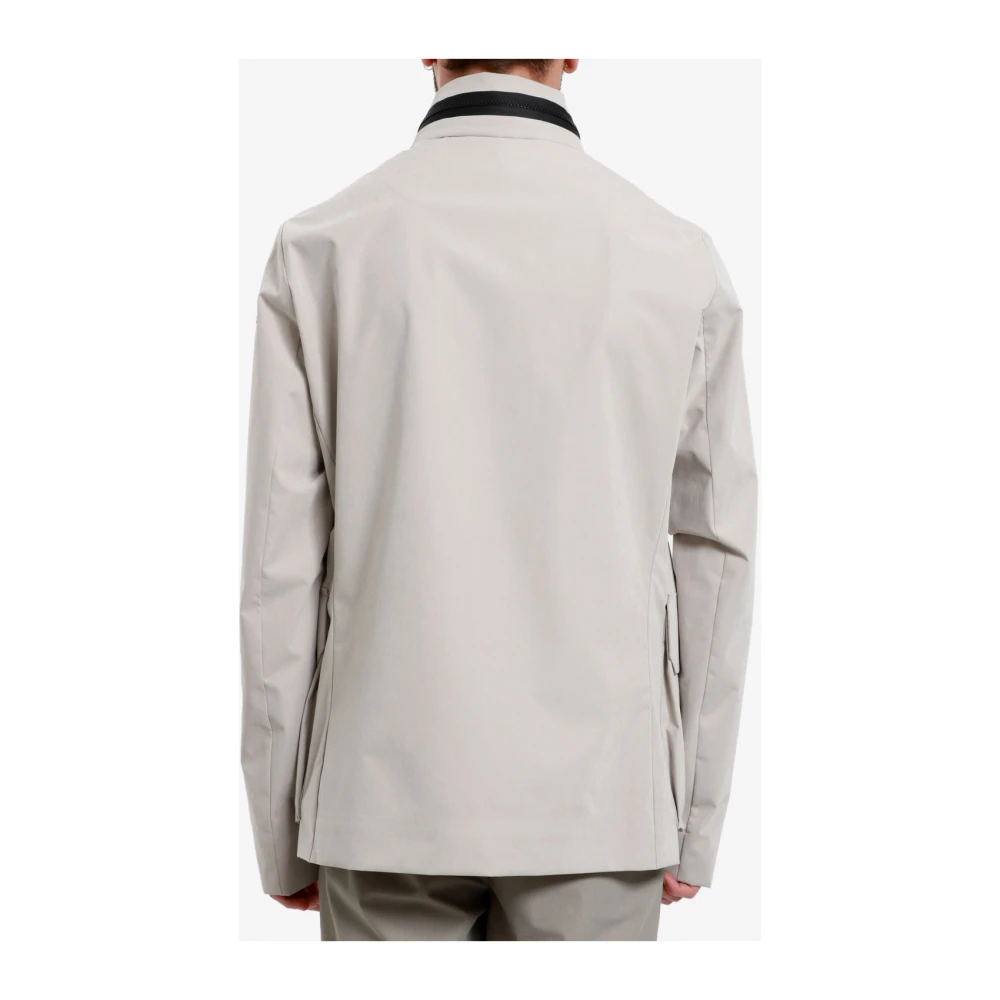 RRD Technische Stof Jas met Hoge Kraag Gray Heren