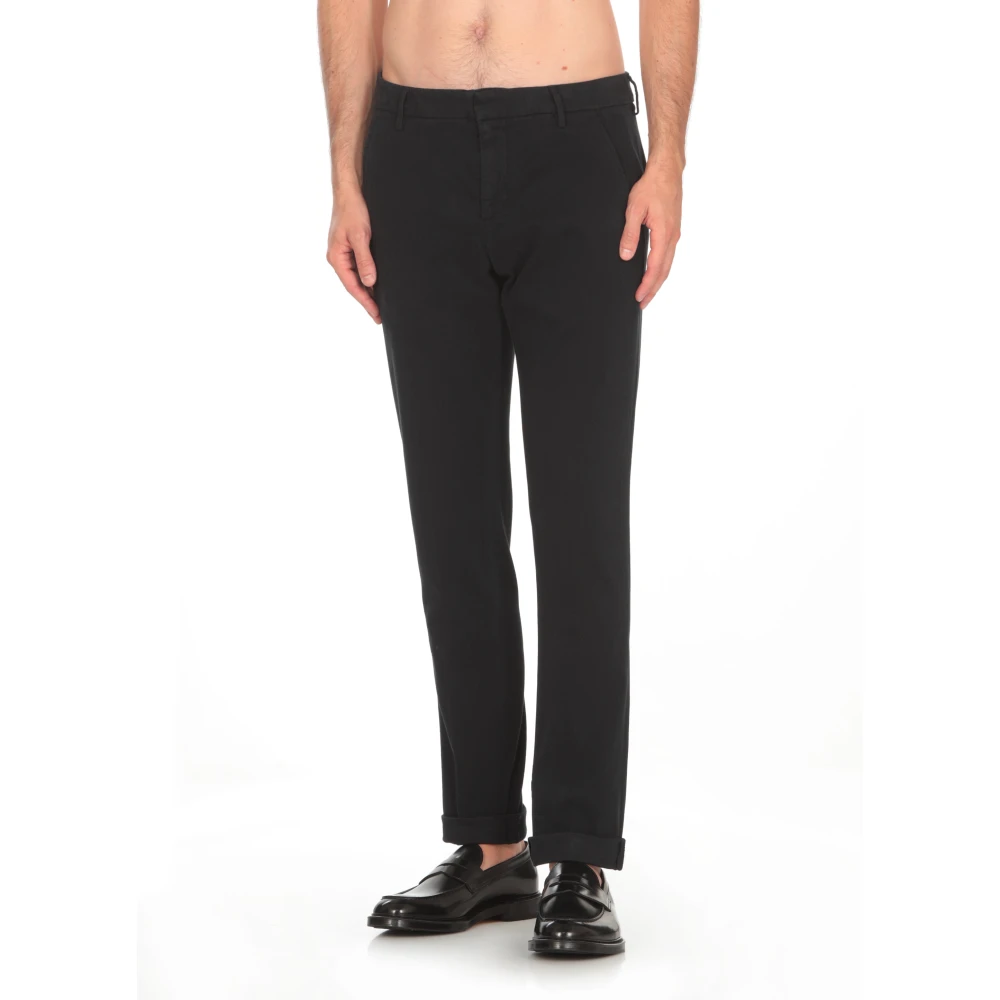 Dondup Blauwe Katoenen Broek met Zakken Blue Heren
