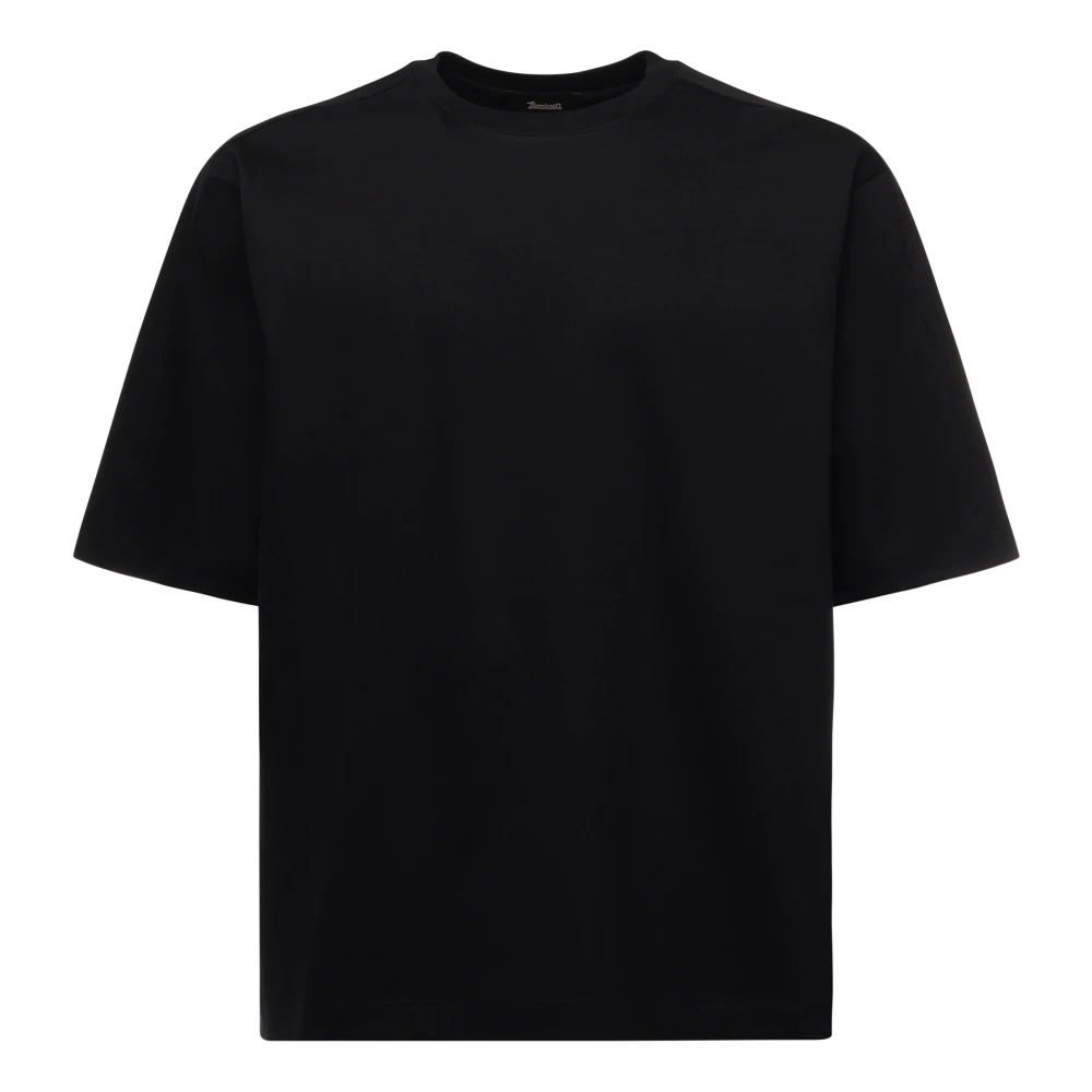 Herno - Tops > T-Shirts - Black - Herno - Modalova