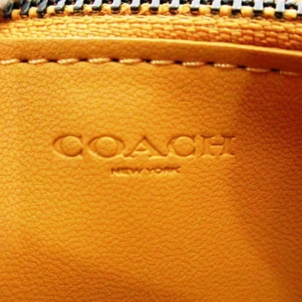 Coach Pre-owned Canvas wallets Brown Dames