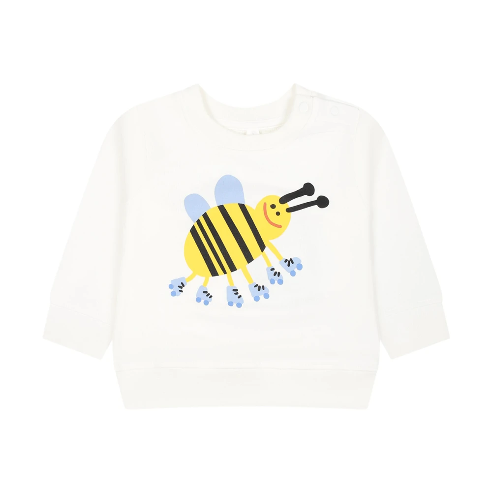 Stella Mccartney Unisex White Round Neck Sweatshirt