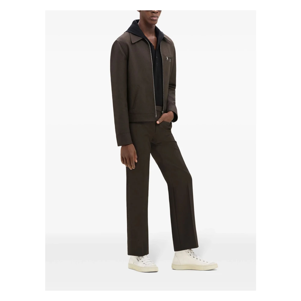 Courrèges Retro Twill Jacket Brown Heren