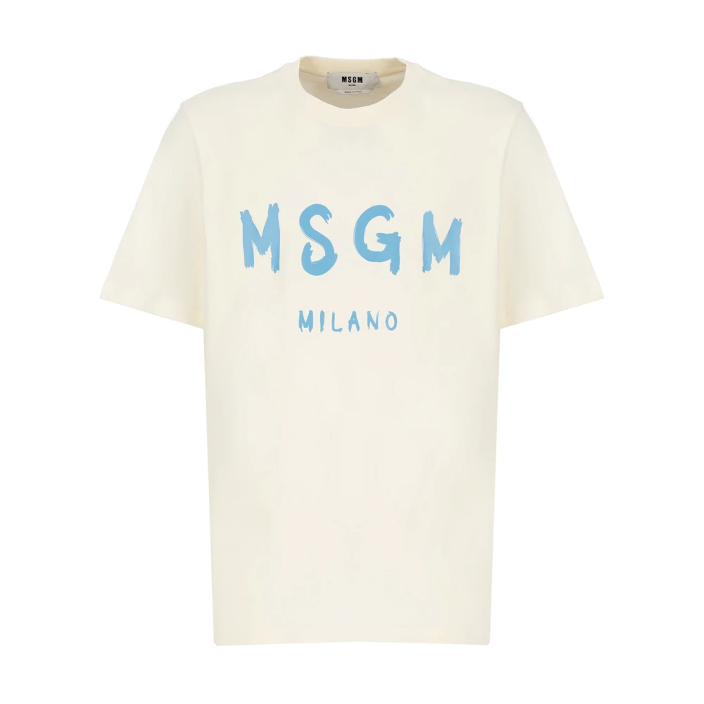Msgm Stijlvolle T-shirts White Heren