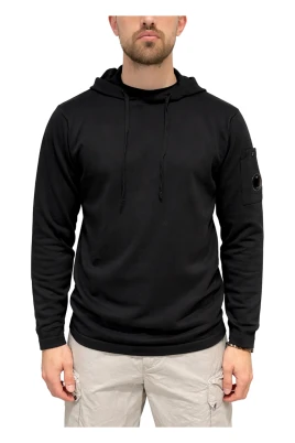 Cotton Sea Island Hooded Lens Sweater