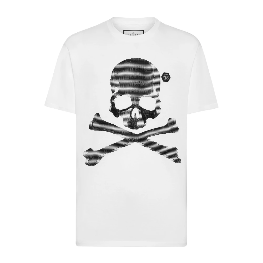 Philipp Plein Witte T-shirts & Polos voor mannen White Heren