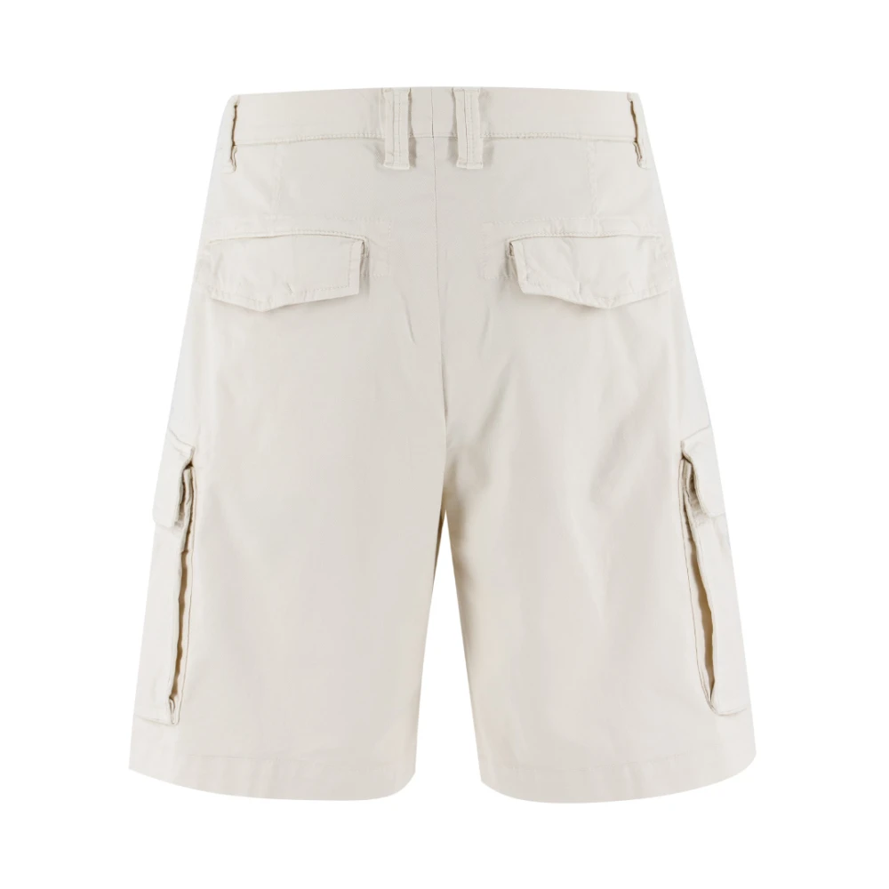 BRUNELLO CUCINELLI Veelzijdige Bermuda Shorts White Heren