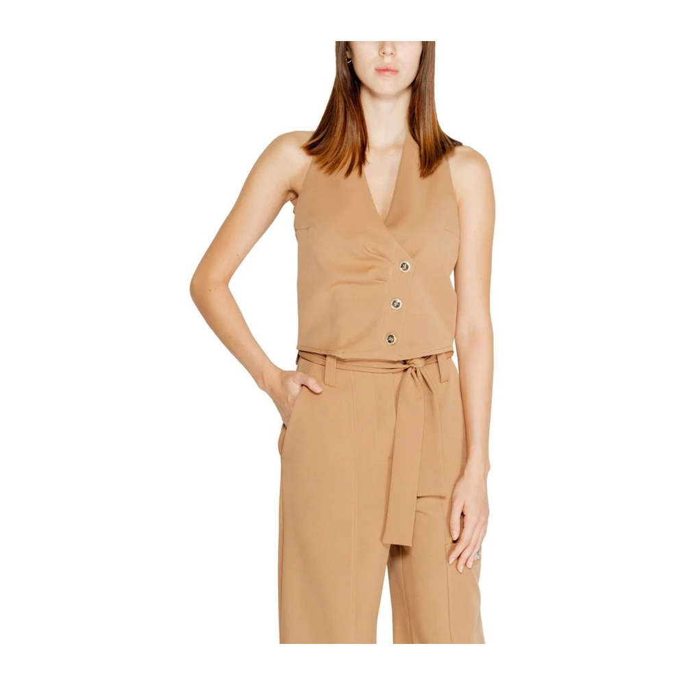 RINASCIMENTO Beige Vest Beige Dames