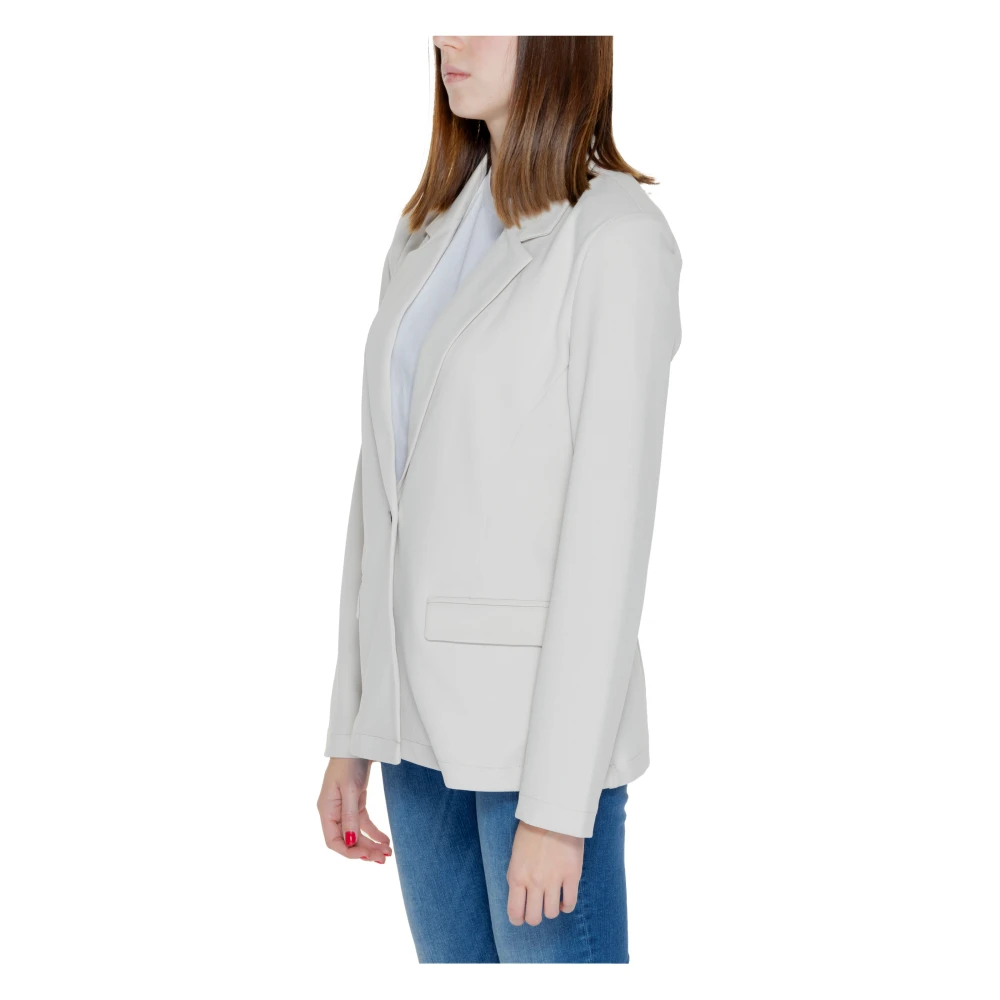 Only Carolina Life Lange Mouw Jas Beige Dames