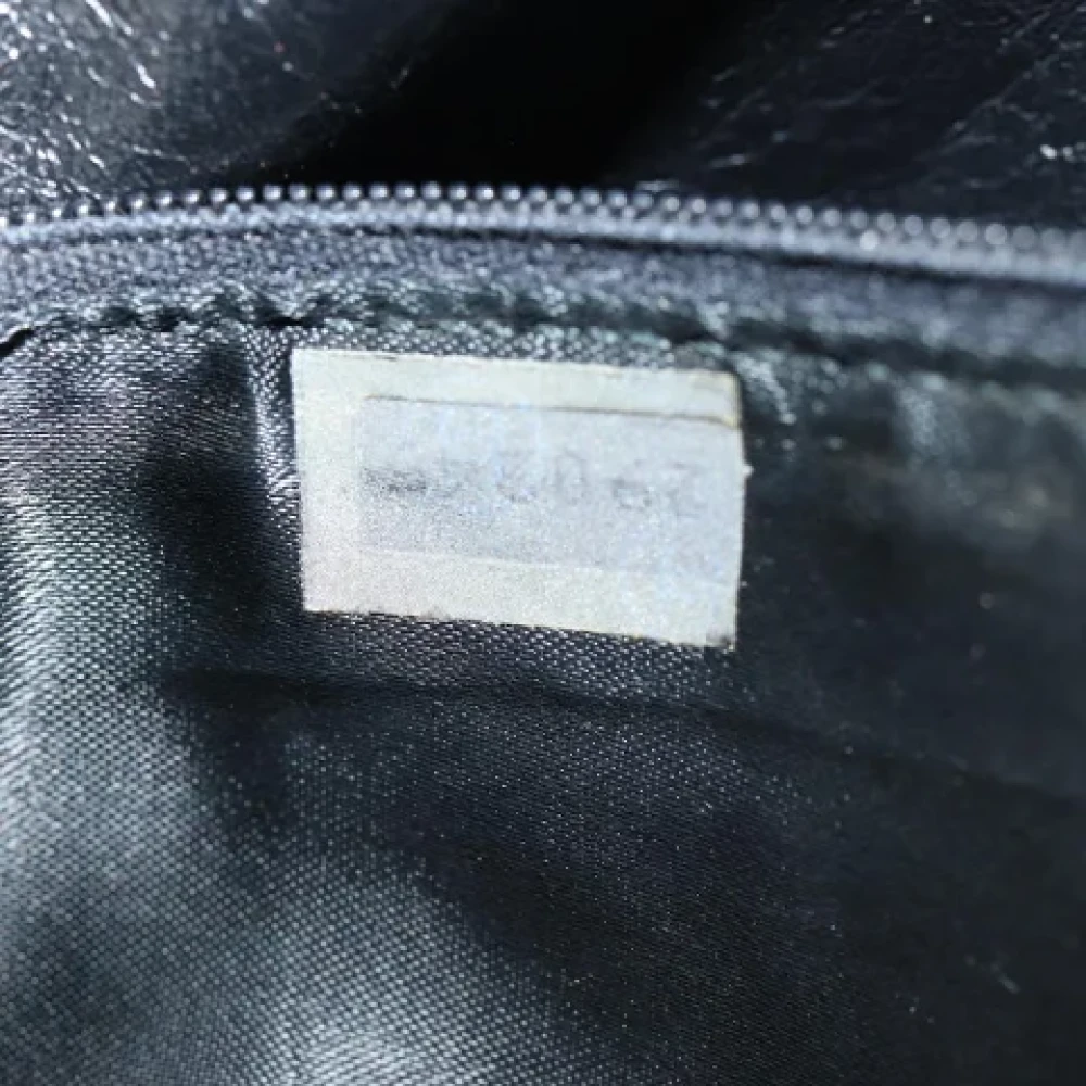 Chanel Vintage Pre-owned Suede chanel-bags Black Dames
