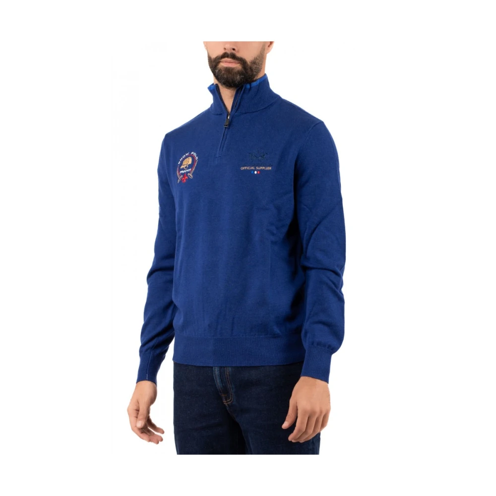 LA MARTINA Heren Polo Shirt Blue Heren