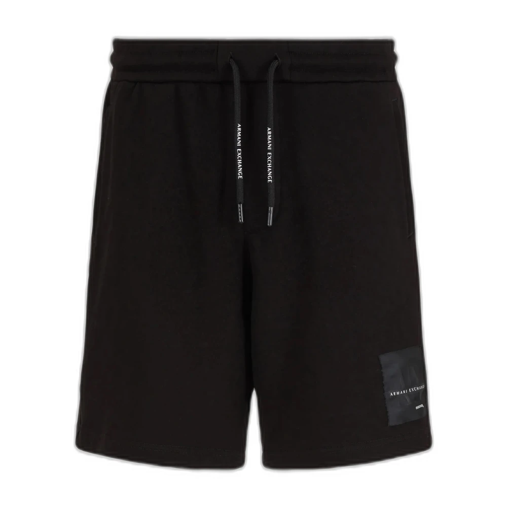 Armani Exchange Mannen Bermuda Shorts voor Casual Stijl Black Heren