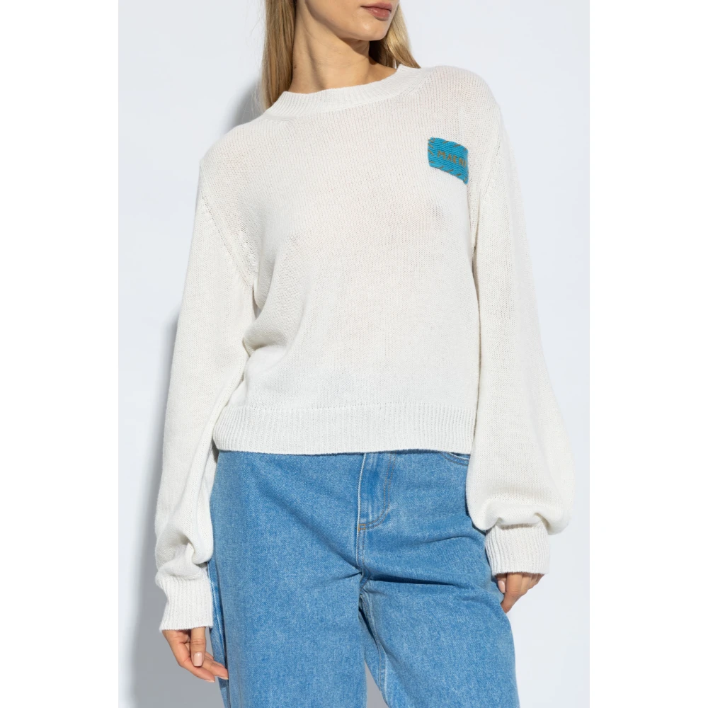 Marni Kasjmier trui White Dames