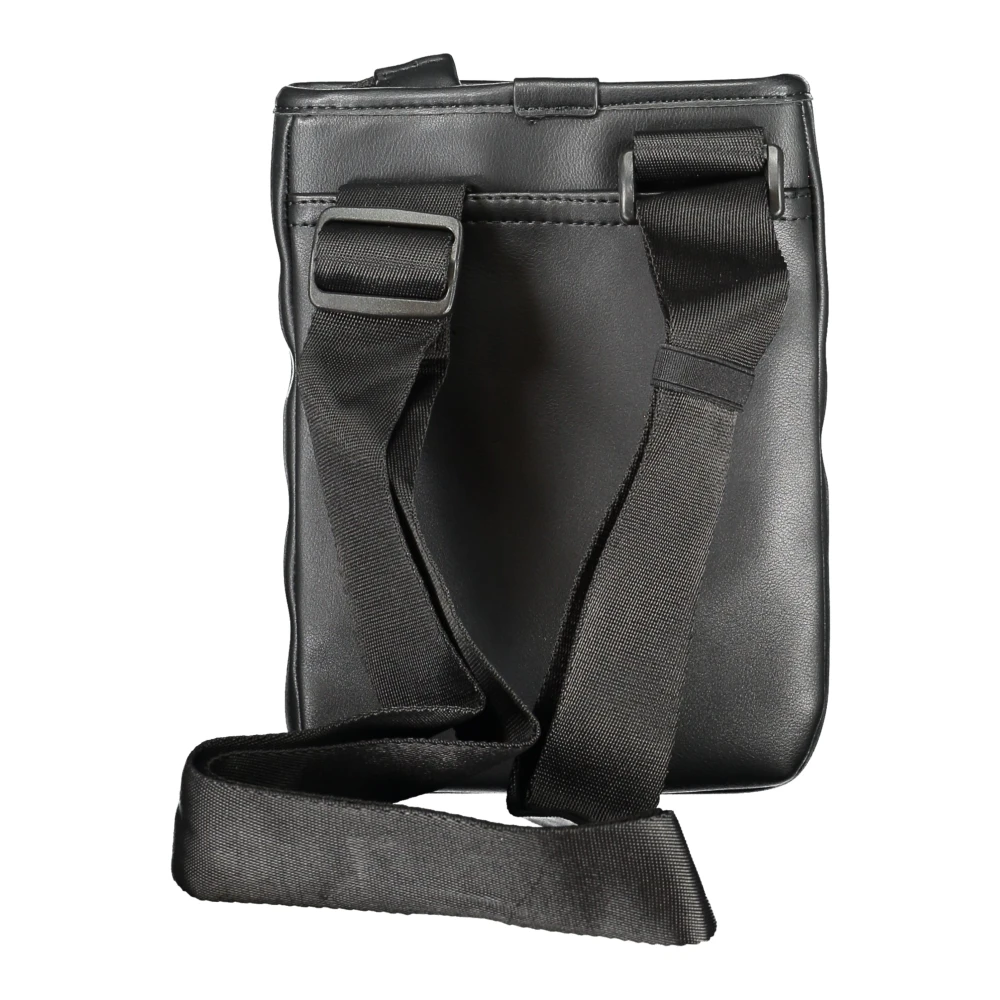 Tommy Hilfiger Heren Zwarte Schoudertas met Rits Black Heren