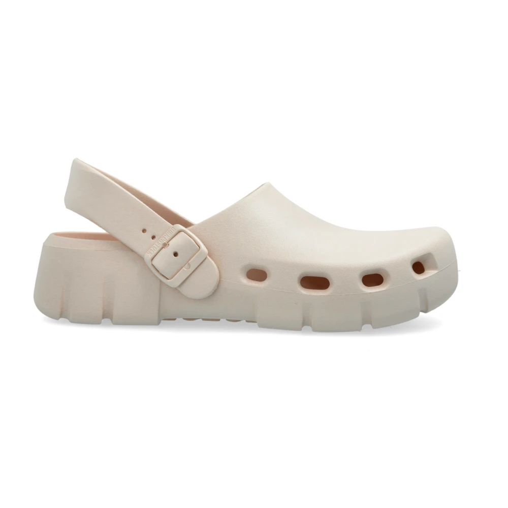 Birkenstock Women's Beige Clogs, 7 Uk, Birki Flow Eva Shoes