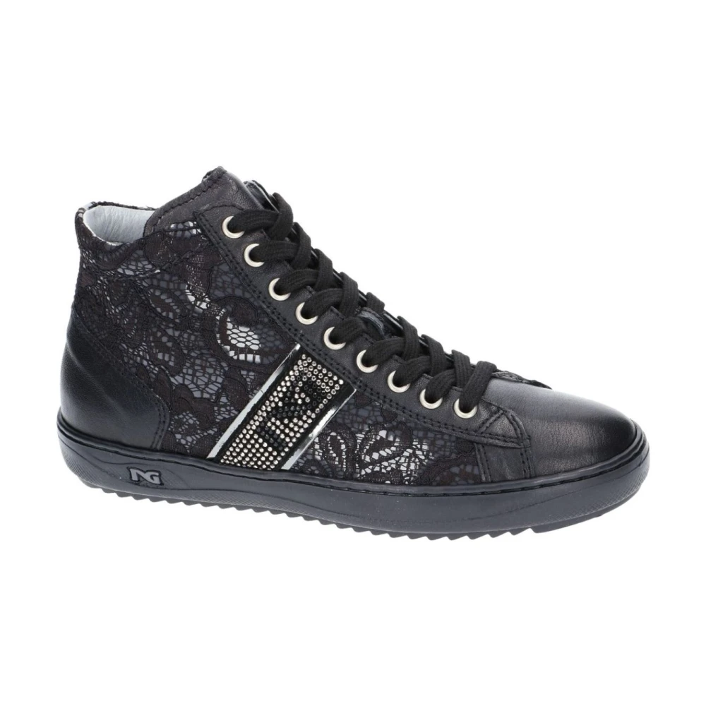 Nerogiardini High Sneaker Dames Schoenen Zwart