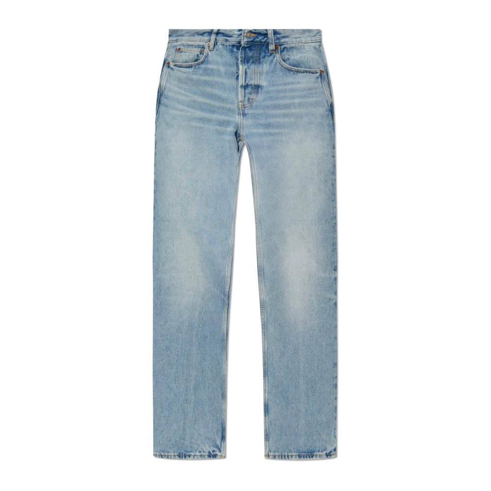 Saint Laurent Jeans met vintage-effect Blue Dames
