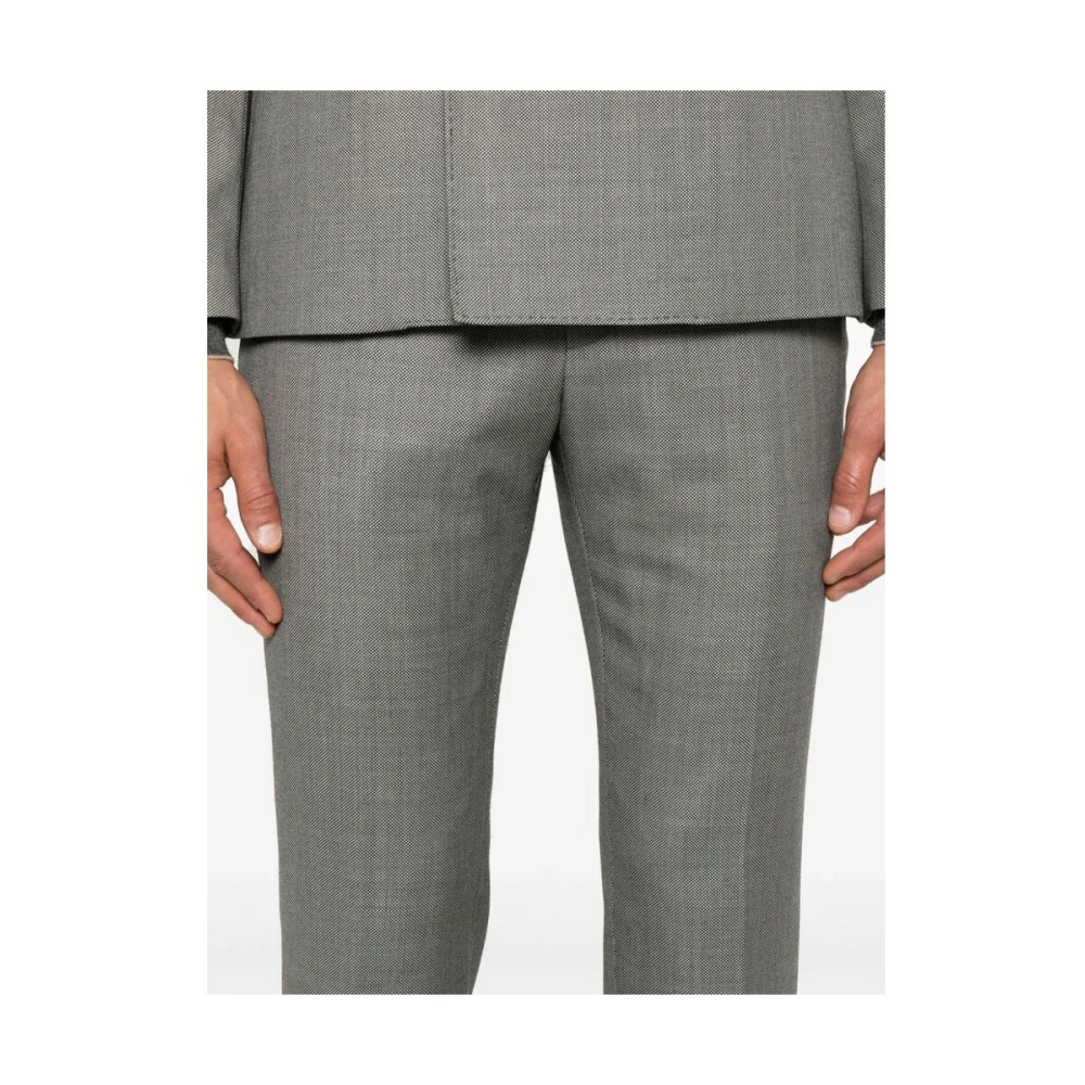 Reveres 1949 Micro-Dot Blazer en Broek Set Gray Heren