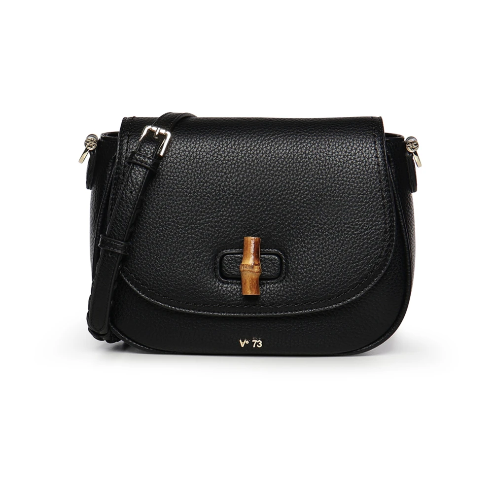 V° 73 Donna Nero Borsa A Tracolla Beatrice Con Logo - Immagine 2