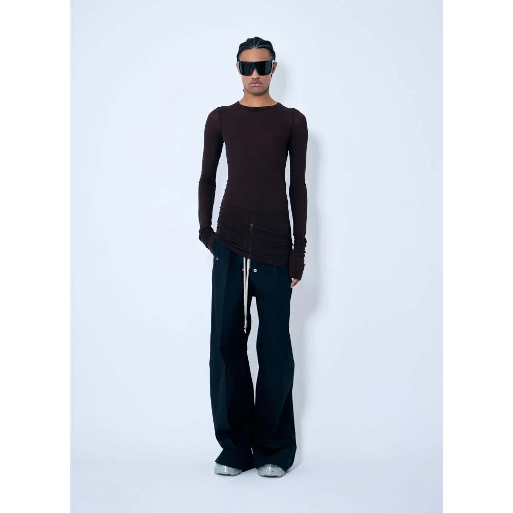 Rick Owens Cargo Track Pants Katoenmix Weefsel Black Heren