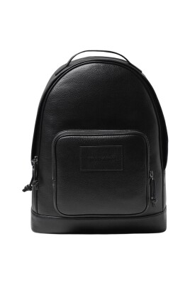 stylish-black-leather-backpack