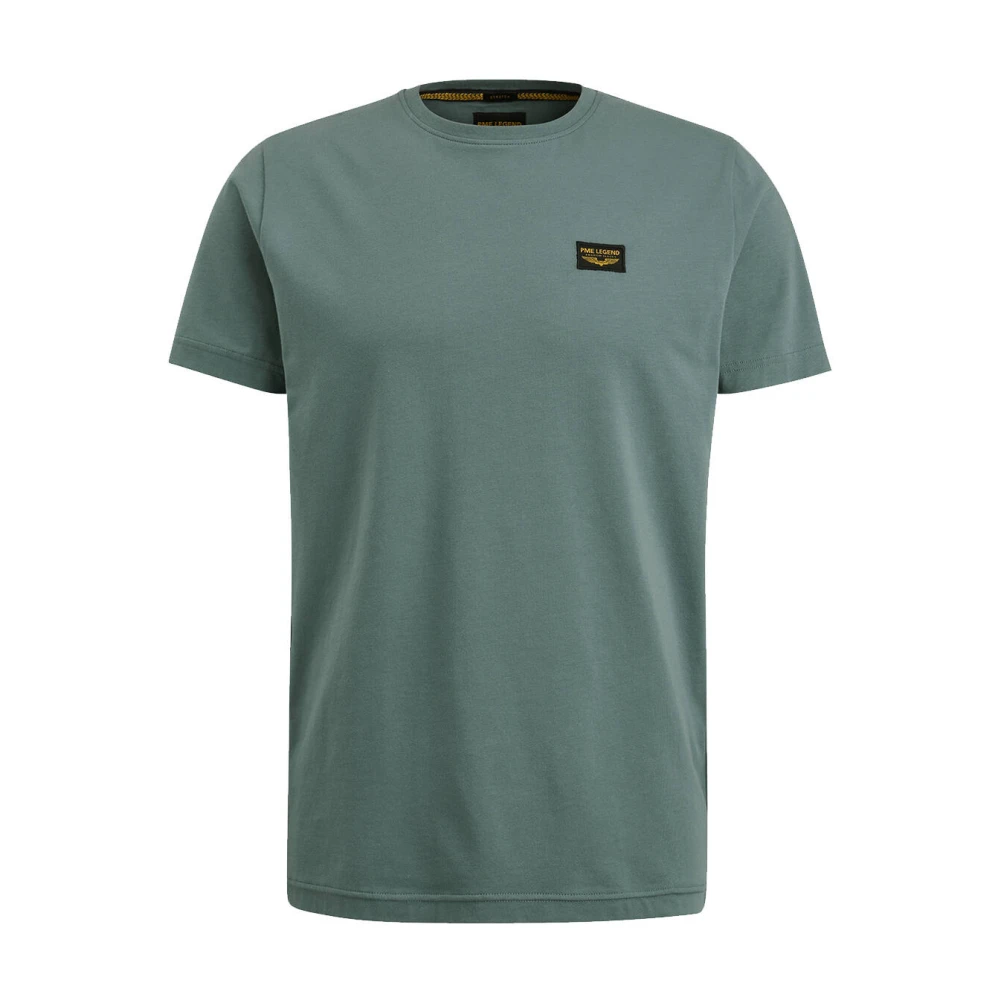 PME LEGEND Heren Polo's & T-shirts Short Sleeve R-neck Guyver Tee Groen