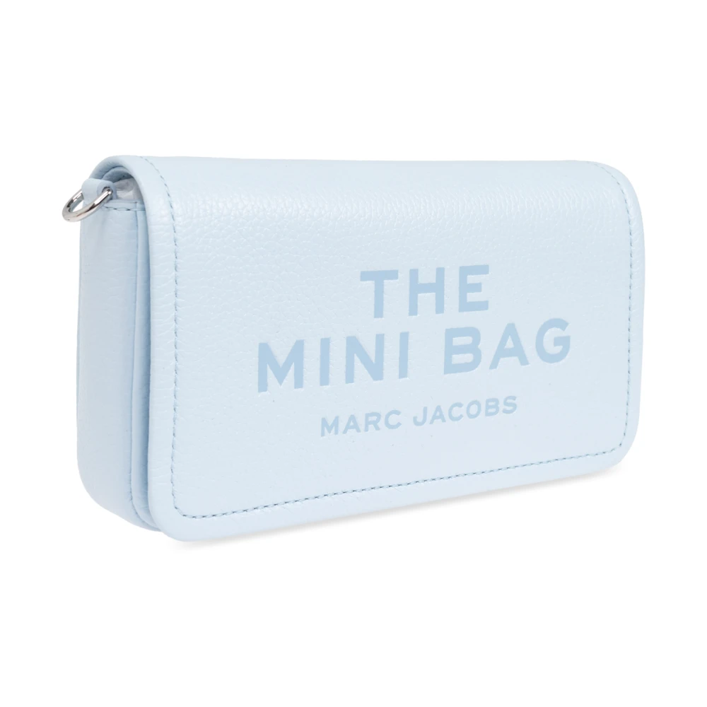 Marc Jacobs Leren schoudertas De Mini Tas Blue Dames