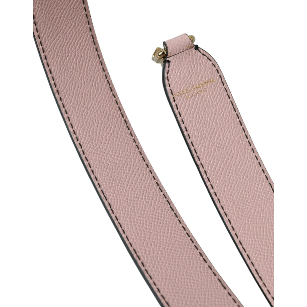 Dolce & Gabbana Rosa Leren Schoudertas Accessoire Multicolor Dames