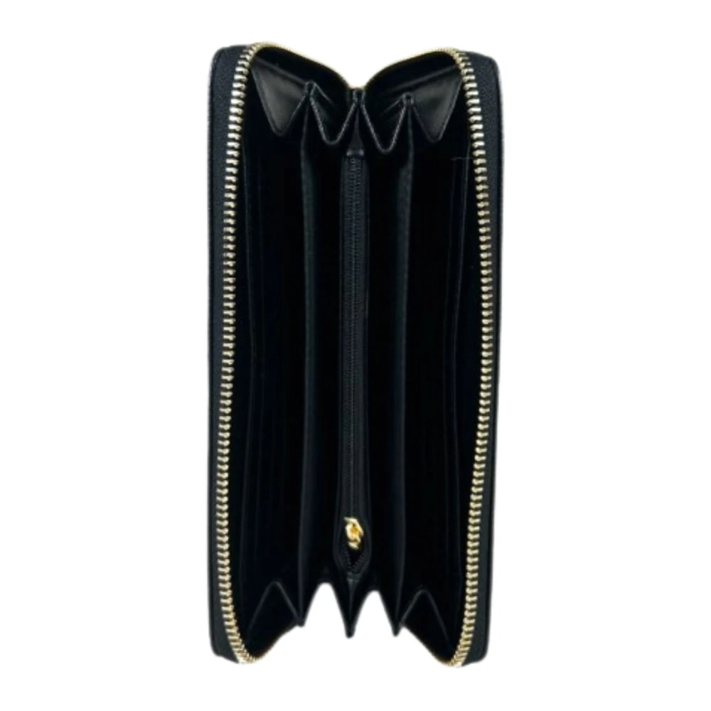 Twinset Zwarte portemonnee met ritssluiting Black Dames