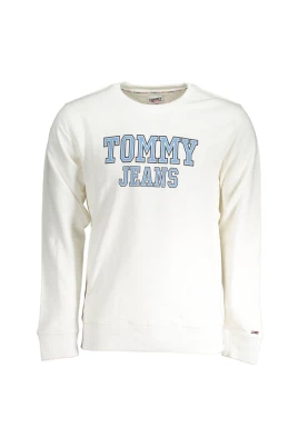 Tommy Hilfiger Vit Bomulls Tröja Herr