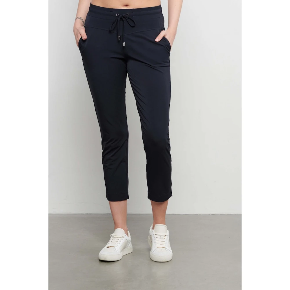 &Co Woman Joggingbroek voor heren comfortabel en stijlvol Blue Dames