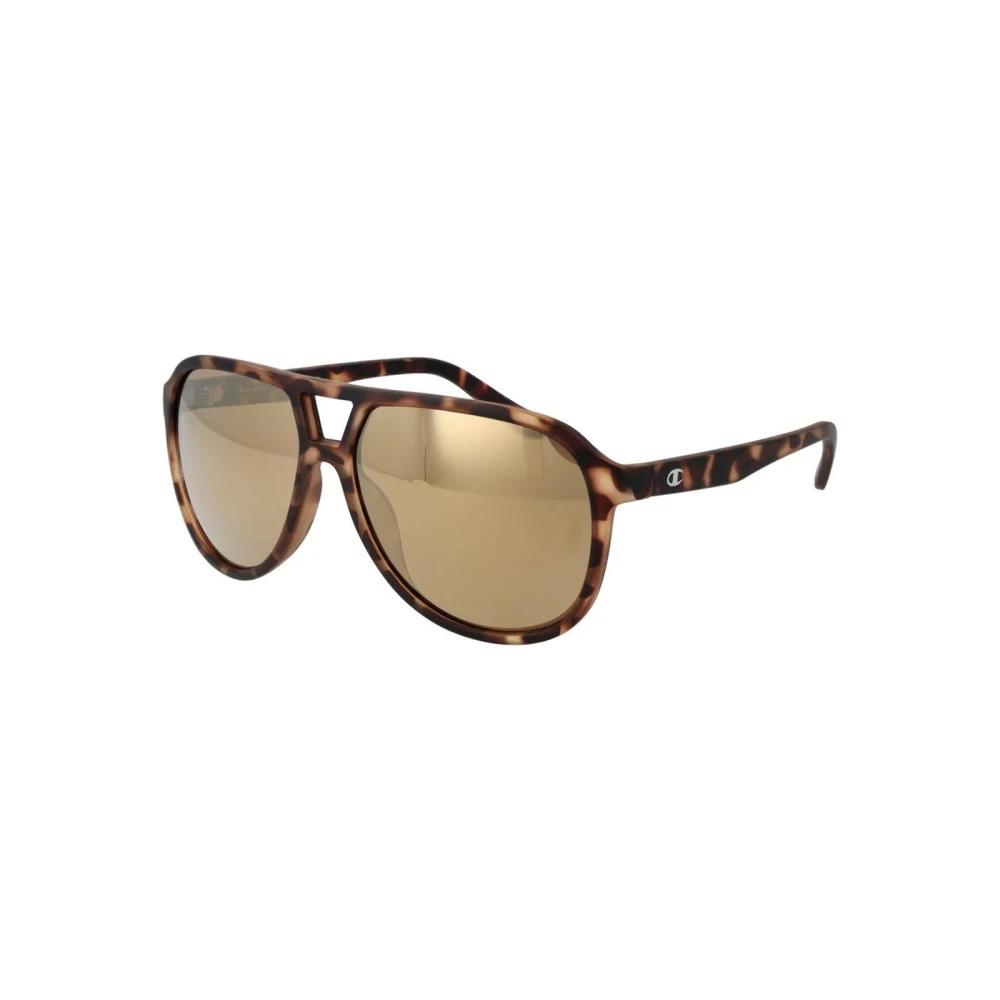 Champion Men's Brown Resin Square Sunglasses - Sunglasses - One Size - Accessories
