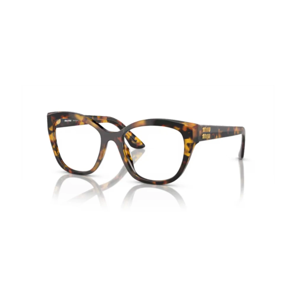 Miu Miu Chic Vista Glasses Elevate Style - Unisex - Glasses - Brown - One Size - Accessories
