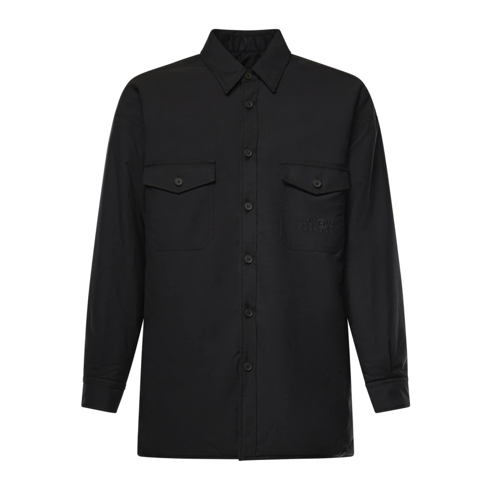 Mm6 Maison Margiela Padded Overshirt - Male - Casual Shirts - Gray - M - Shirts - Image 3