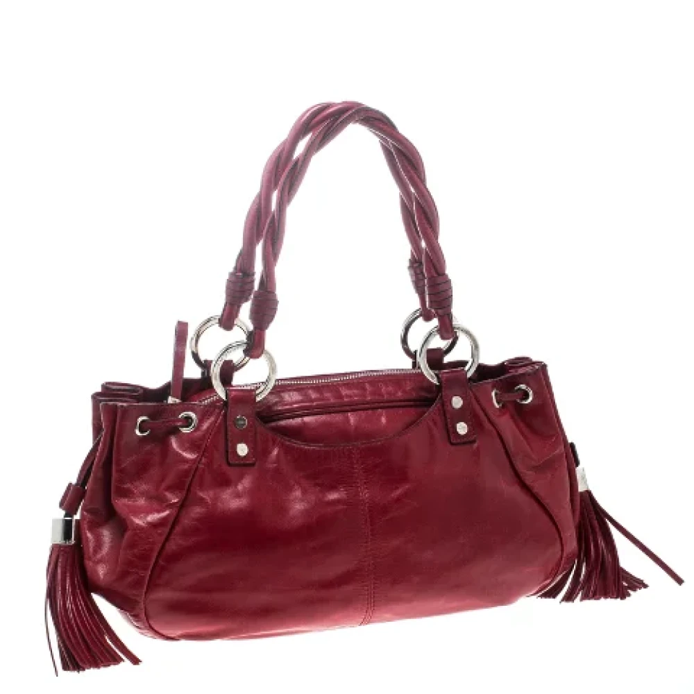 Givenchy Pre-owned Leather handbags Red Dames