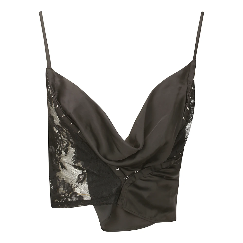 Y Project Stijlvolle Hook and Eye Camisole Black Dames