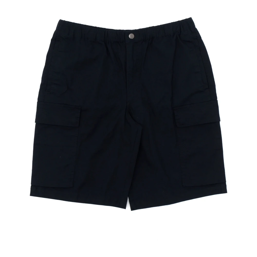 Deus Ex Machina Men's Black Surf Poplin Shorts