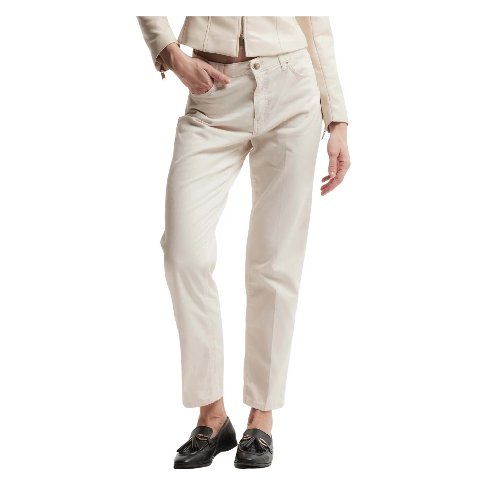 Kocca Casual Omslagbroek voor Vrouwen Beige Dames